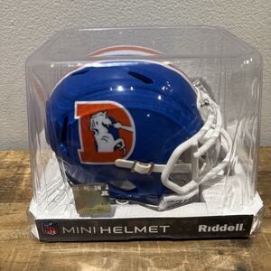 Denver Broncos 1975-96 NFL Riddell Throwback Mini Helmet Staff Appreciation NEW